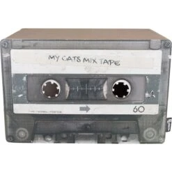 District 70 MIXTAPE Retro Cardboard Cat Scratcher, Large -Pet Cat Supplies Store 762094 PT2. AC SS1800 V1675867374