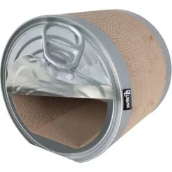 District 70 CAN Perfect Hiding Spot Funny Cat Scratcher, Grey