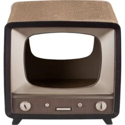 District 70 TELLY Retro Design Cat Scratcher, Brown -Pet Cat Supplies Store 762134 PT3. AC SS1800 V1675867256