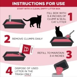 Arm & Hammer Litter Clump & Seal Multi-Cat Scented Clumping Clay Cat Litter -Pet Cat Supplies Store 78026 PT5. AC SS1800 V1660161341