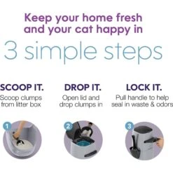 Litter Genie Plus Cat Litter Disposal System 13 Litter Genie Plus Cat Litter Disposal System -Pet Cat Supplies Store 780782 PT4. AC SS1800 V1684608356