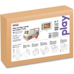 Catstages Kitty Cat Play Condo Ice Cream Truck Cat Toy, Mint -Pet Cat Supplies Store 786934 PT5. AC SS1800 V1682618028