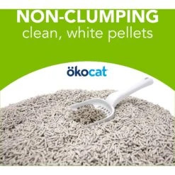 Okocat Dust-Free Unscented Non-Clumping Paper Pellet Cat Litter -Pet Cat Supplies Store 78964 PT5. AC SS1800 V1588887357