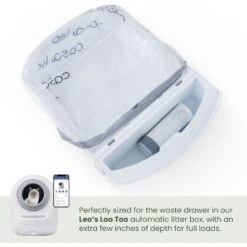 Casa Leo Leo's Loo Lavender Scented Self-Cleaning Drawstring Waste Drawer Box Liners -Pet Cat Supplies Store 802494 PT3. AC SS1800 V1703871620
