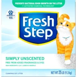 Fresh Step Simply Unscented Clumping Clay Cat Litter -Pet Cat Supplies Store 80298 PT8. AC SS1800 V1694455087