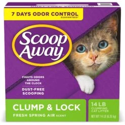 Scoop Away Clump & Lock Scented Clumping Clay Cat Litter -Pet Cat Supplies Store 80310 PT5. AC SS1800 V1694459346