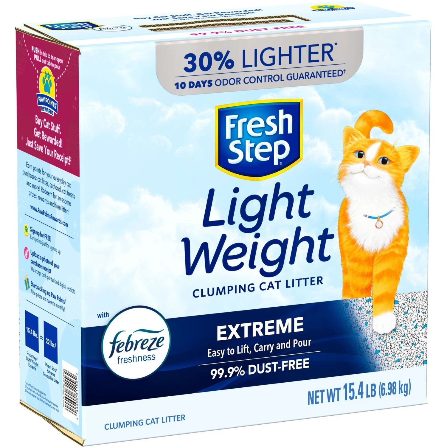 Fresh Step Lightweight Febreze Scented Clumping Clay Cat Litter 7 Fresh Step Lightweight Febreze Scented Clumping Clay Cat Litter - Image 7