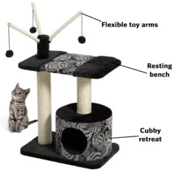 MidWest Feline Nuvo Carnival 37.5-in Faux Fur Cat Tree & Condo 10 MidWest Feline Nuvo Carnival 37.5-in Faux Fur Cat Tree & Condo -Pet Cat Supplies Store 80340 PT3. AC SS1800 V1538774898