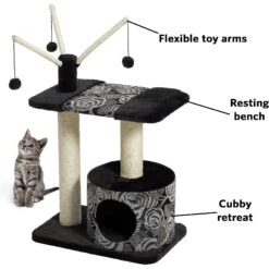MidWest Feline Nuvo Carnival 37.5-in Faux Fur Cat Tree & Condo 11 MidWest Feline Nuvo Carnival 37.5-in Faux Fur Cat Tree & Condo -Pet Cat Supplies Store 80340 PT4. AC SS1800 V1582739522