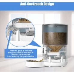 Bueteka Smart Feed Automatic Programmable Anti-Jamming Food Design Timed Cat Feeder, 4-lit -Pet Cat Supplies Store 815886 PT3. AC SS1800 V1685647751