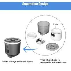 Bueteka Smart Feed Automatic Programmable Anti-Jamming Food Design Timed Cat Feeder, 4-lit -Pet Cat Supplies Store 815886 PT6. AC SS1800 V1685646677