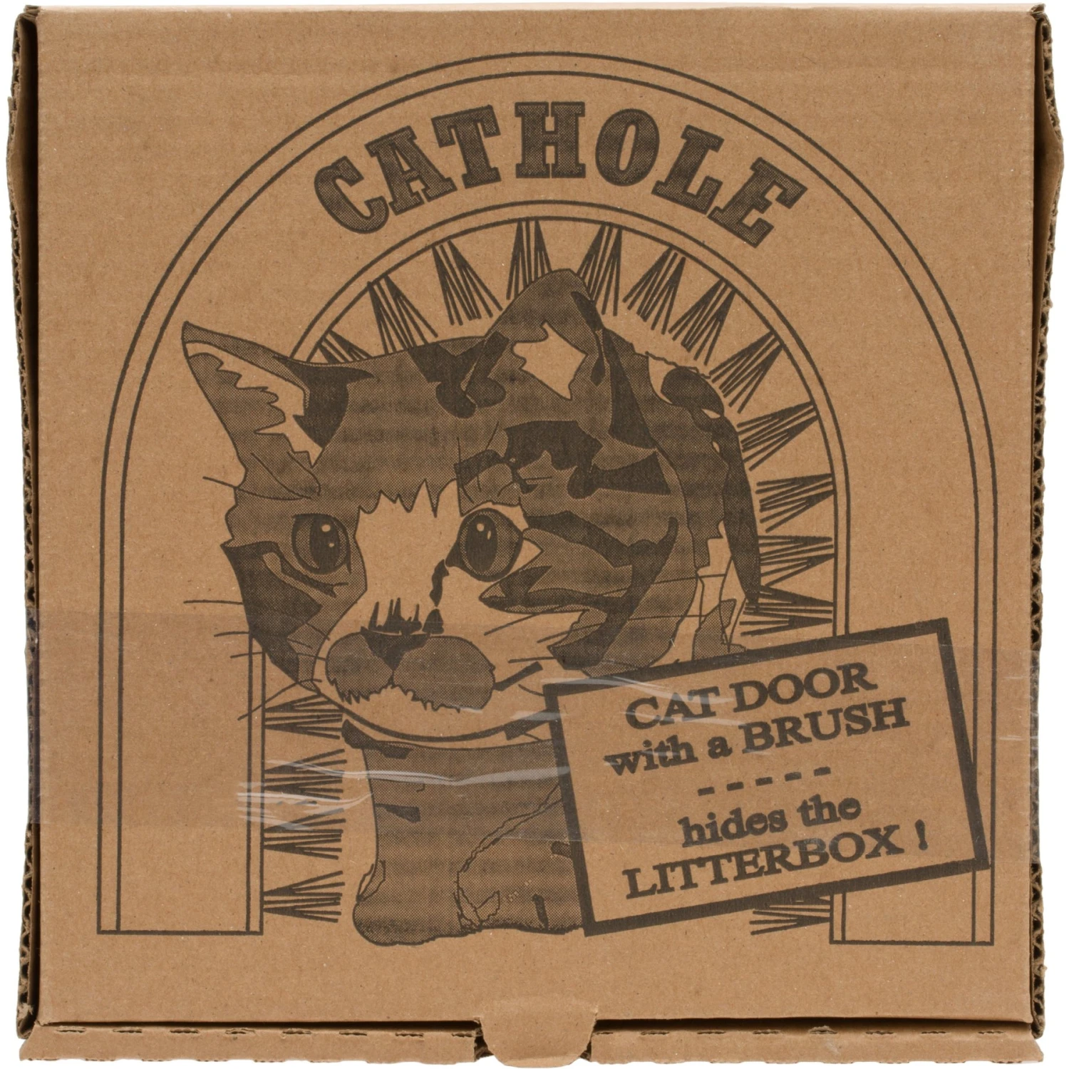 Cathole Cat Door With Brush 7 Cathole Cat Door With Brush - Image 7