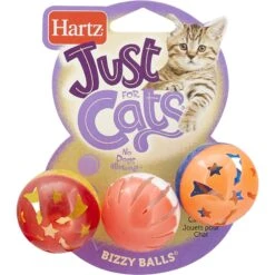 Hartz Just For Cats Bizzy Balls Cat Toy -Pet Cat Supplies Store 82852 PT4. AC SS1800 V1589229083