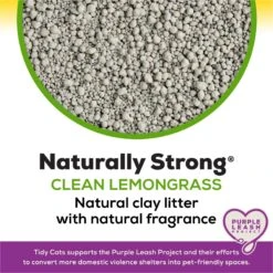 Tidy Cats Naturally Strong Clean Lemongrass Scented Clumping Clay Cat Litter 12 Tidy Cats Naturally Strong Clean Lemongrass Scented Clumping Clay Cat Litter -Pet Cat Supplies Store 838894 PT3. AC SS1800 V1700859135