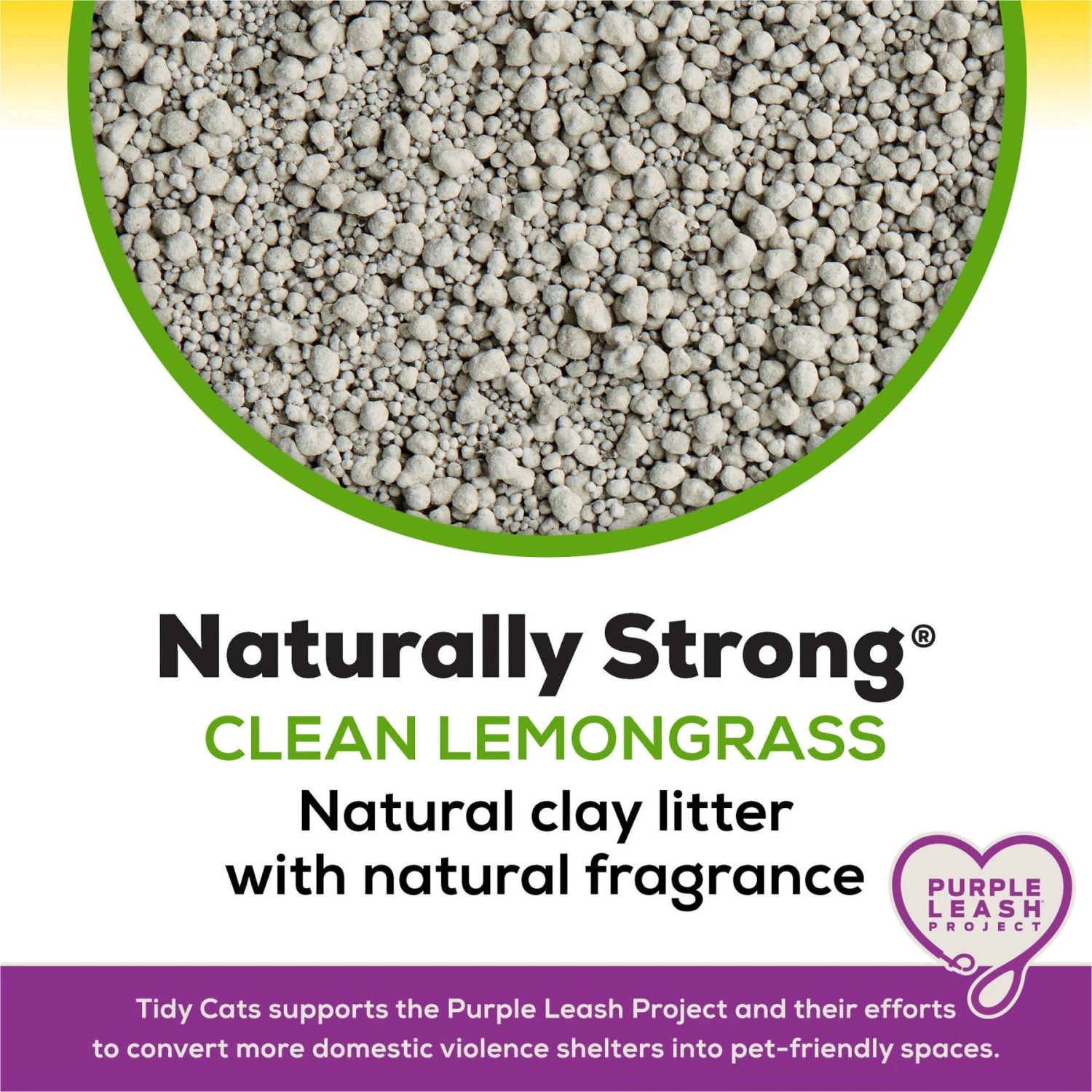Tidy Cats Naturally Strong Clean Lemongrass Scented Clumping Clay Cat Litter 4 Tidy Cats Naturally Strong Clean Lemongrass Scented Clumping Clay Cat Litter - Image 4