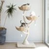 Mau Lifestyle Ivy 3, 53-in Modern Cat Tree, Natural