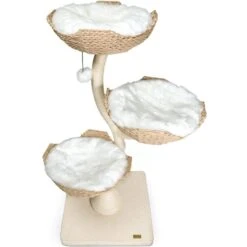 Mau Lifestyle Ivy 3, 53-in Modern Cat Tree, Natural -Pet Cat Supplies Store 842054 PT5. AC SS1800 V1682628037