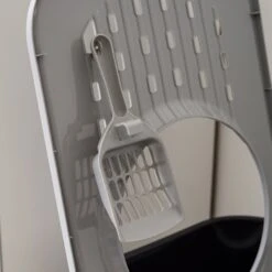 IRIS USA Square Top Entry Cat Litter Box With Scoop, Large -Pet Cat Supplies Store 846630 PT6. AC SS1800 V1683835873