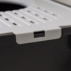 IRIS USA Square Top Entry Cat Litter Box With Scoop, Large -Pet Cat Supplies Store 846630 PT7. AC SS1800 V1683834898