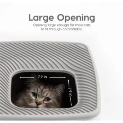 IRIS USA Premium Square Top Entry Cat Litter Box With Scoop, White & Gray, Large 11 IRIS USA Premium Square Top Entry Cat Litter Box With Scoop, White & Gray, Large -Pet Cat Supplies Store 846654 PT2. AC SS1800 V1683834929