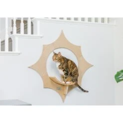 Armarkat Sun Shape Modern Wall-Mounted Wall Shelves Cat Furniture, Beige -Pet Cat Supplies Store 847718 PT8. AC SS1800 V1683836273