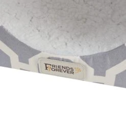 Friends Forever Taylor Collapsible Cube Cat House & Ottoman, Grey -Pet Cat Supplies Store 851550 PT3. AC SS1800 V1683837065