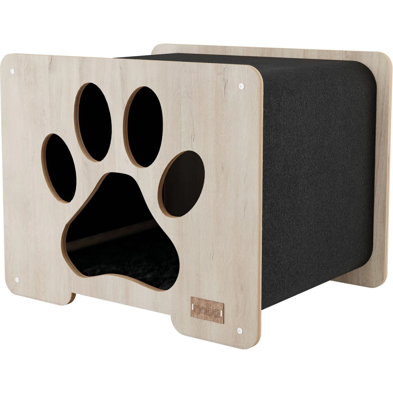 Noba Origin Hut Hideout Paw Head Entry Cat Condo 1 Noba Origin Hut Hideout Paw Head Entry Cat Condo