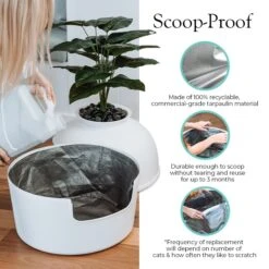 Bundle & Bliss Reusable Cat Litter Liners, 3 Count -Pet Cat Supplies Store 897454 PT4. AC SS1800 V1687890210