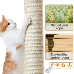 Yaheetech 34.5-in Plush Cover Cat Tree -Pet Cat Supplies Store 899542 PT5. AC SS1800 V1692300085
