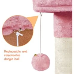 Yaheetech 34.5-in Plush Cover Cat Tree -Pet Cat Supplies Store 899542 PT6. AC SS1800 V1692300031