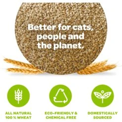 SWheat Scoop Multi-Cat Unscented Natural Clumping Wheat Cat Litter -Pet Cat Supplies Store 90872 PT3. AC SS1800 V1667519597