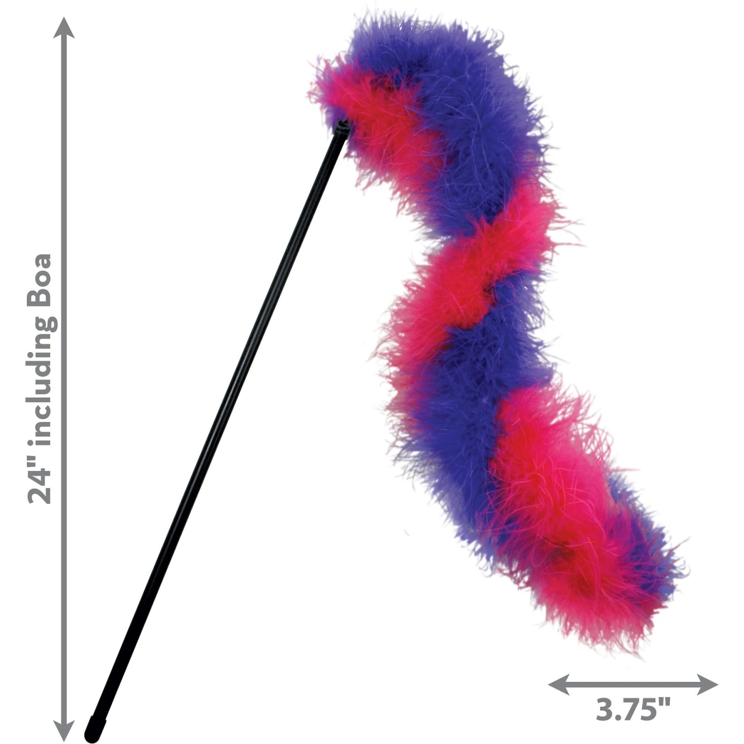 KONG Twisted Boa Teaser Cat Toy, Color Varies 2 KONG Twisted Boa Teaser Cat Toy, Color Varies - Image 2