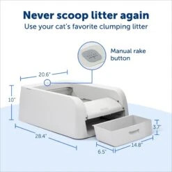 PetSafe ScoopFree Clumping Self-Cleaning Cat Litter Box -Pet Cat Supplies Store 930390 PT2. AC SS1800 V1691085620
