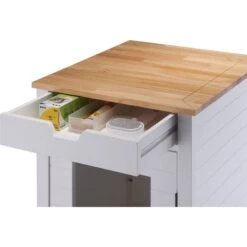 TRINITY 20-in Enclosure End Table With Drawer Cat Litter Box, White, Small -Pet Cat Supplies Store 940742 PT4. AC SS1800 V1692300285