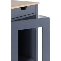 TRINITY 20-in Enclosure End Table With Drawer Cat Litter Box, Dark Grey, Small -Pet Cat Supplies Store 943606 PT8. AC SS1800 V1692300286