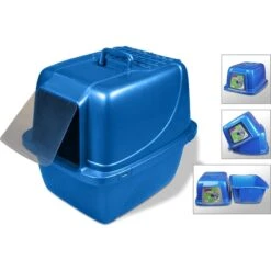 Van Ness Enclosed Cat Litter Pan & Frisco Paw Shaped Cat Litter Mat -Pet Cat Supplies Store 947414 PT2. AC SS1800 V1693602740