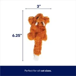 Frisco Squirrel Plush Cat Toy With Refillable Catnip & Frisco Bird With Feathers Teaser Wand Cat Toy With Catnip -Pet Cat Supplies Store 962030 PT2. AC SS1800 V1694783954
