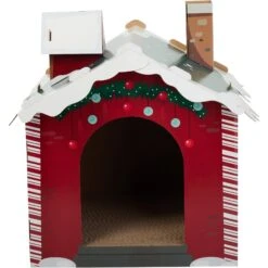 Frisco Holiday Gift Box Cardboard Cat House & Frisco Holiday Santa's Workshop Cardboard Cat House 16 Frisco Holiday Gift Box Cardboard Cat House & Frisco Holiday Santa's Workshop Cardboard Cat House -Pet Cat Supplies Store 986158 PT7. AC SS1800 V1698258405