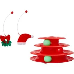 Frisco Holiday Santa Hat & Mistletoe Cat Tracks Cat Toy & Frisco Holiday Mice Cat Toy With Catnip, 5 Count 12 Frisco Holiday Santa Hat & Mistletoe Cat Tracks Cat Toy & Frisco Holiday Mice Cat Toy With Catnip, 5 Count -Pet Cat Supplies Store 986278 PT3. AC SS1800 V1698258464