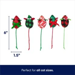 Frisco Holiday Santa Hat & Mistletoe Cat Tracks Cat Toy & Frisco Holiday Mice Cat Toy With Catnip, 5 Count 14 Frisco Holiday Santa Hat & Mistletoe Cat Tracks Cat Toy & Frisco Holiday Mice Cat Toy With Catnip, 5 Count -Pet Cat Supplies Store 986278 PT6. AC SS1800 V1698258116